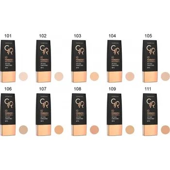 Make-up Golden Rose HD Fondation – make-up 30ml Odstín: HD Fondation – make-up 103