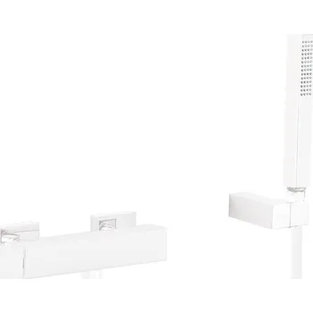 Tres Cuadro Exclusive sprchová baterie nastěnná bílá 007.167.03.BM