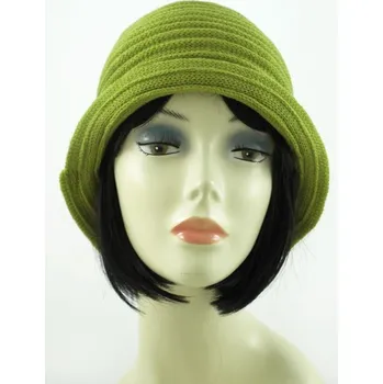 Čepice Dámský originální klobouček zelený