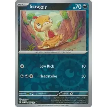 Scraggy (PAF 060) - REVERSE HOLO