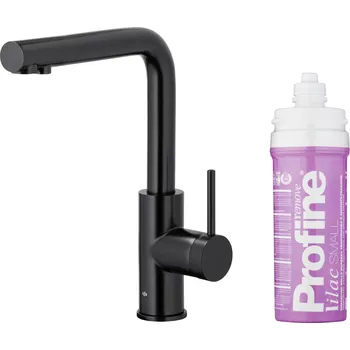 Vodovodní baterie KFA Armatura Duero kuchyňská baterie s filtrem stojící černá 6623-915-81