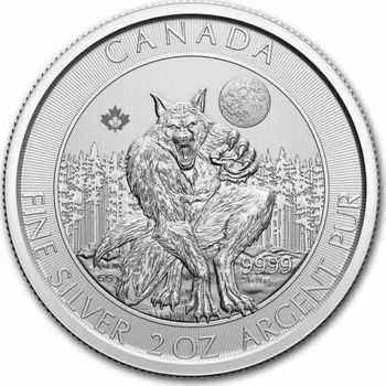 Stříbrná mince 2 Oz Vlkodlak 2021