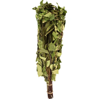 Koupelový kartáč Metlička do sauny - Bříza a eukalyptus