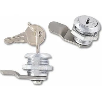 Nábytkové kování Zámek schránkový BEZ prachovky TYP X závora -rovná SU (stejný uzávěr)