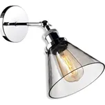 Altavola Design New York Loft nástěnné svítidlo 1x60 W chrom-kouřová LA034/W_smoky_chrom