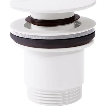 sítko a zátka do dřezu Tres Simple špunt do umyvadla bílá 24284001BM