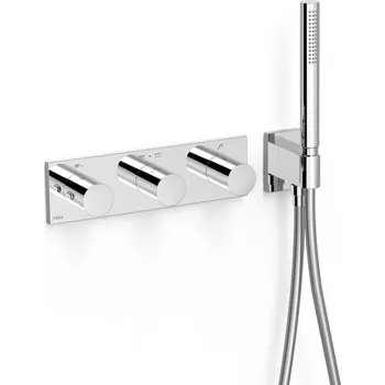 Vodovodní baterie Tres B-System vanová baterie pod omítku s termostatem chrom 30735301