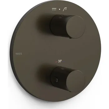 Vodovodní baterie Tres Therm-Box vanová baterie pod omítku s termostatem || 26225001KMB