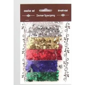 Set školních potřeb Zestaw elementów z folii gwiazdki 5g