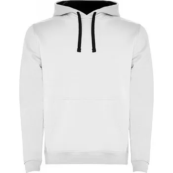 Chlapecká mikina Dětská klokanka Roly s dvojitou kapucí Barva: bílá - modrá námořní, Velikost: 11-12 let RY1067K