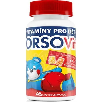 Cukrovinka ORSOVit multivitamíny s ovocnou příchutí 60ks