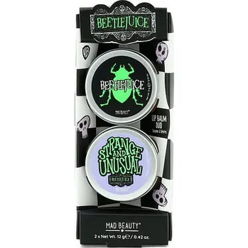 Kosmetická sada Mad Beauty Sada balzámů na rty: Beetlejuice