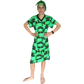Dámská noční košile Rozárka Chlapecká noční košile K1 počítač zelená Barva: Zelená, Velikost: 130