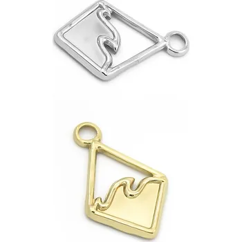 Materiál na výrobu šperku Ocelový přívěsek 22mm s lůžkem - 1Ks - Nerez RL