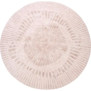 Koberec Fargotex Béžový kulatý koberec Radius 250 cm