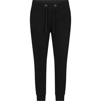 Chlapecké kalhoty HRM Dětské sportovní tepláky s pevným pasem a manžetami Barva: Černá, Velikost: 146 (11-12 let) HRM2007