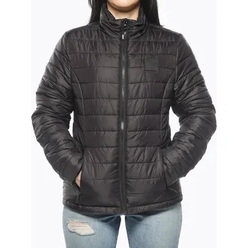 Dámská mikina Fasthouse Women´s Crosswind Packable Puffer Jacket Black Velikost: S