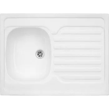 Polimat akrylový dřez 80x60 cm bílá 00580