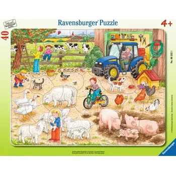 Puzzle Ravensburger Na velkém statku (063321)