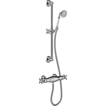 Sprchový set Tres Monoclasic sprchová sada na stěnu s termostatem chrom 242.164.02