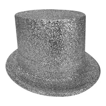 Karnevalový doplněk Cylindr - 2. STŘÍBRNÁ