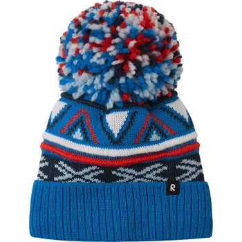 Čepice Dětská zimní čepice Reima Kirjoen vel. 52/54 cm, 5-7 let - Bright blue, jasně modrá