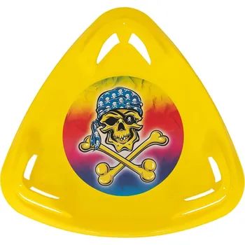 Stolování Sáňkovací talíř plastový TRICORN žlutý