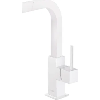 Vodovodní baterie Tres Cuadro-Tres kuchyňská baterie stojící bílá 006.437.BM