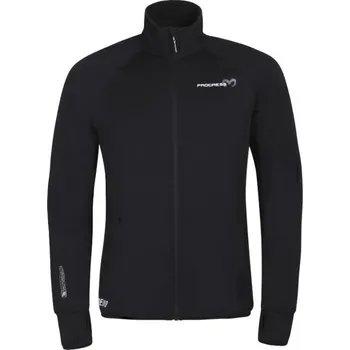 Pánská mikina mikina pánská Progress TOREZ MERINO černá