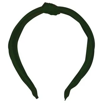 Čelenka Čelenka široká saténová s uzlem, černá