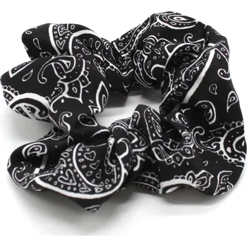 Látková gumička se vzorem Barva: černá