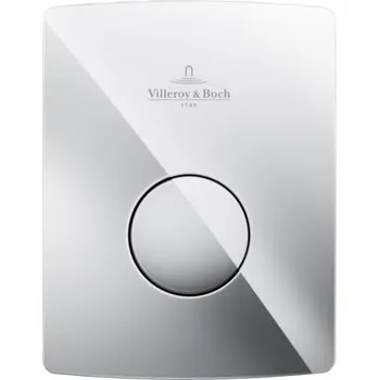 Splachovací tlačítko Villeroy & Boch ViConnect splachovací tlačítko pro pisoár lesklý chrom 92194461