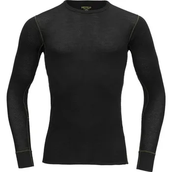 Pánské merino triko Devold Woll Mesh 190 Shirt Man caviar XXL