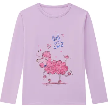 Dívčí tričko - Wolf S2444A, fialková Barva: Fialková, Velikost: 110