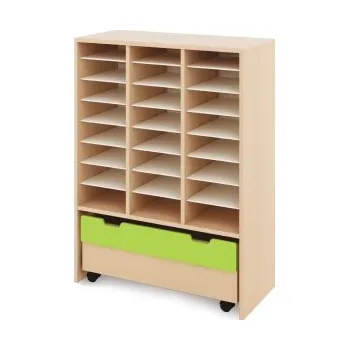 Zahradní úložný box Skříň X + truhla - CLASSICAL Zelená