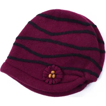 Čepice Čepice Zima v Paříži červená