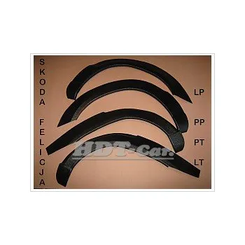 Oprava karosérie Lemy blatníků Škoda Felicie I.-II. 4ks sada široké