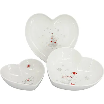 by inspire Misky Srdce Koleda, sada 3 ks