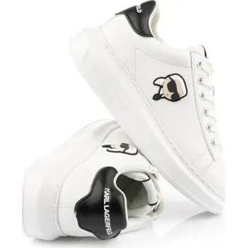 Dámské tenisky TENISKY KARL LAGERFELD KAPRI KARL NFT LO LACE WHITE LTHR