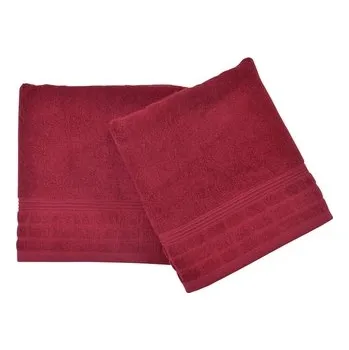 Sprchový závěs Praktik Osuška RINGO 70x140 cm bordó