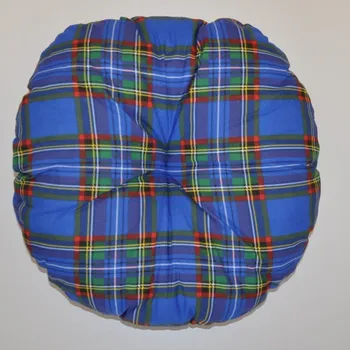 Podsedák Nábytek PEGAS Sedák průměr 35 cm - modrý lkv