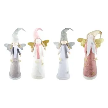 Vánoce Anděl plyšový se špičatou čepicí 50 cm na postavení