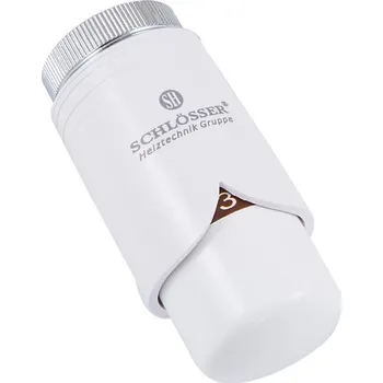 Hlavice pro radiátor Schlosser Brillant termostatická hlavice bílá 600200002