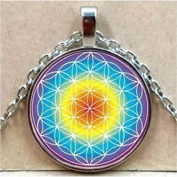 Růženec Woodrow Přívěsek Květ života III Mandala GL2521 čakrový * amulet