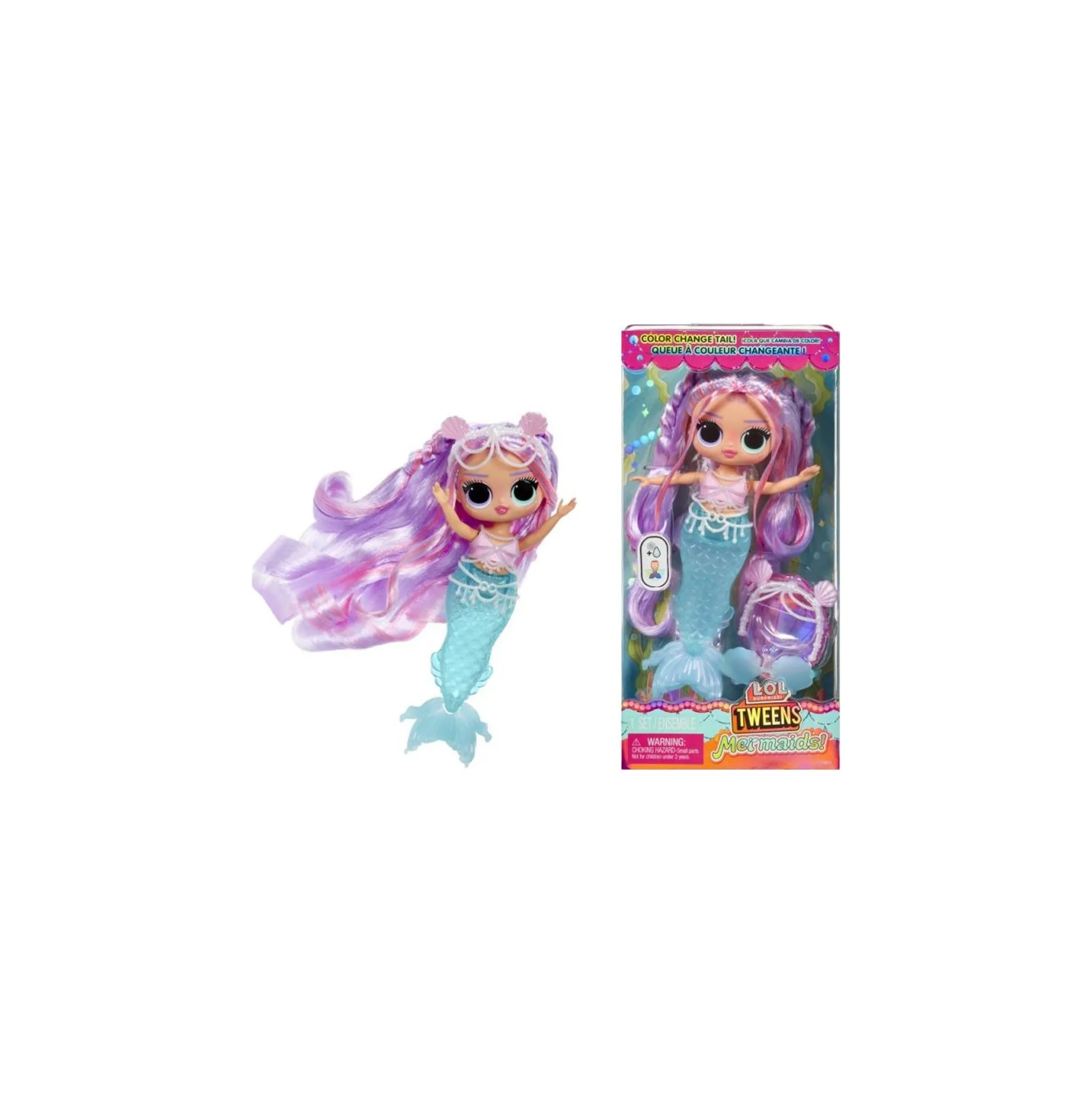 Fotografie 2 - Panenka MGA L.O.L. Surprise Tweens Fashion mořská panna Lana Marine