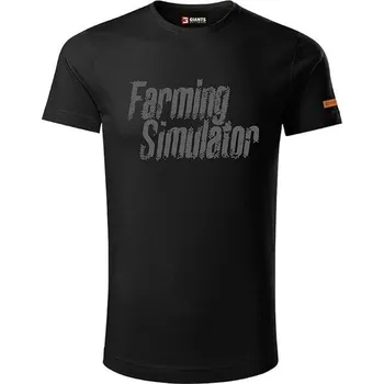 Pánské tričko Tričko Farming Simulator “FARMING SIMULATOR TRACKS" Černá