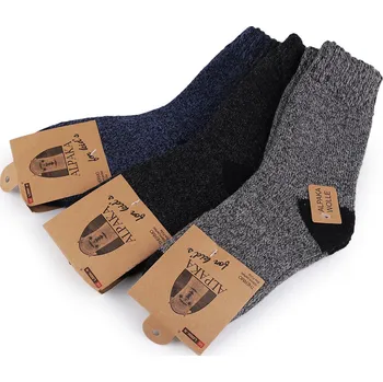 Dámské ponožky Dámské / dívčí ponožky thermo Alpaka, barva 12 (vel. 32-35) mix