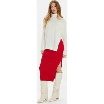 Dámský svetr TWINSET Rolák 242TT3291 Bílá Loose Fit S