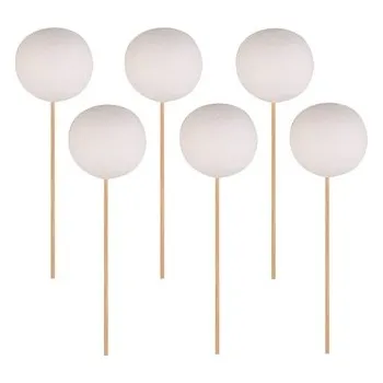 Koule z buničiny k dekorování 5cm+špejle,12ks v sáčku