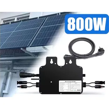 solární panel Hütermann Solární minielektrárna 800W PRO CHUDÝ bez solárních panelů- připojte své vlastní panely, žádná montáž ani připojování ani složité papírování..